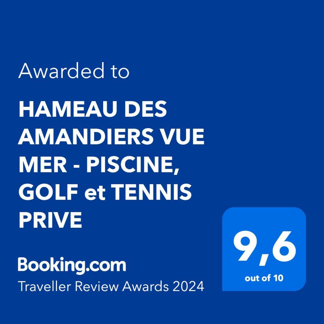 Hameau Des Amandiers Vue Mer - Piscine, Golf Et Tennis Prive سا سيرْ سور مير المظهر الخارجي الصورة